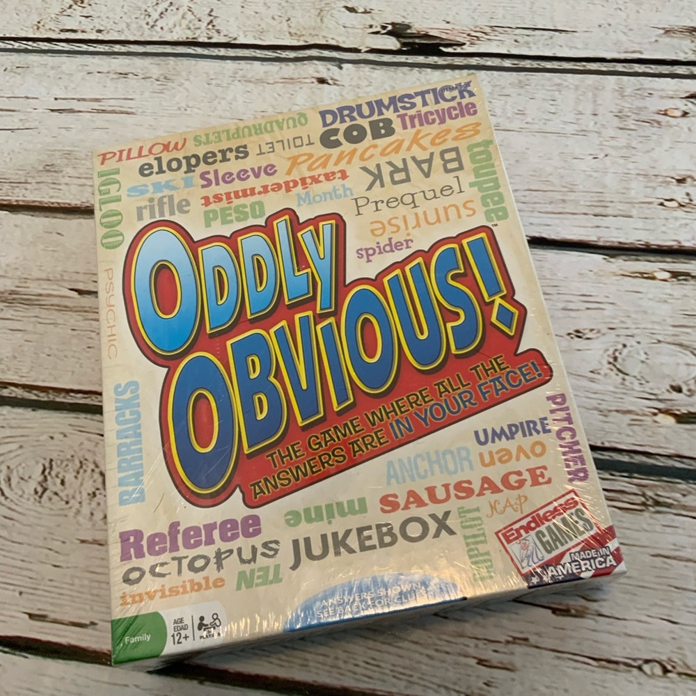 Oddly‎ Obvious! Endless Games Card Game Party Family Factory Sealed NEW.